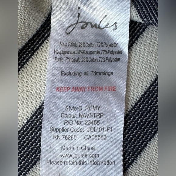 Joules Mariners Grade Remy Stripe Dress size 8 - Picture 10 of 16